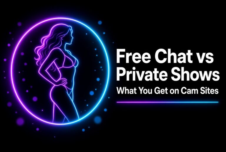 Free Chat vs Private Shows - What You Get on Cam Sites